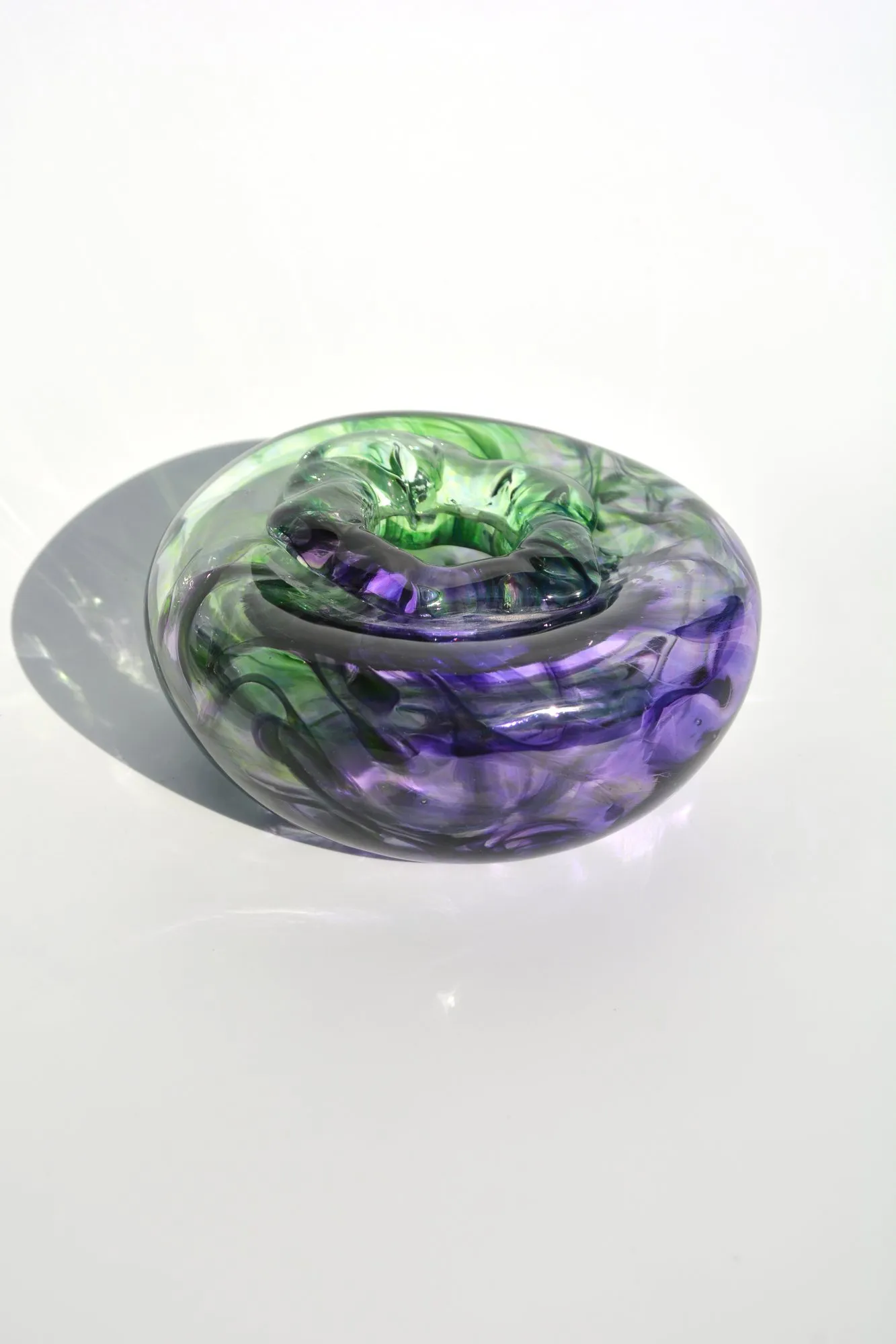 Blown-glass work by Akito Yamauchi