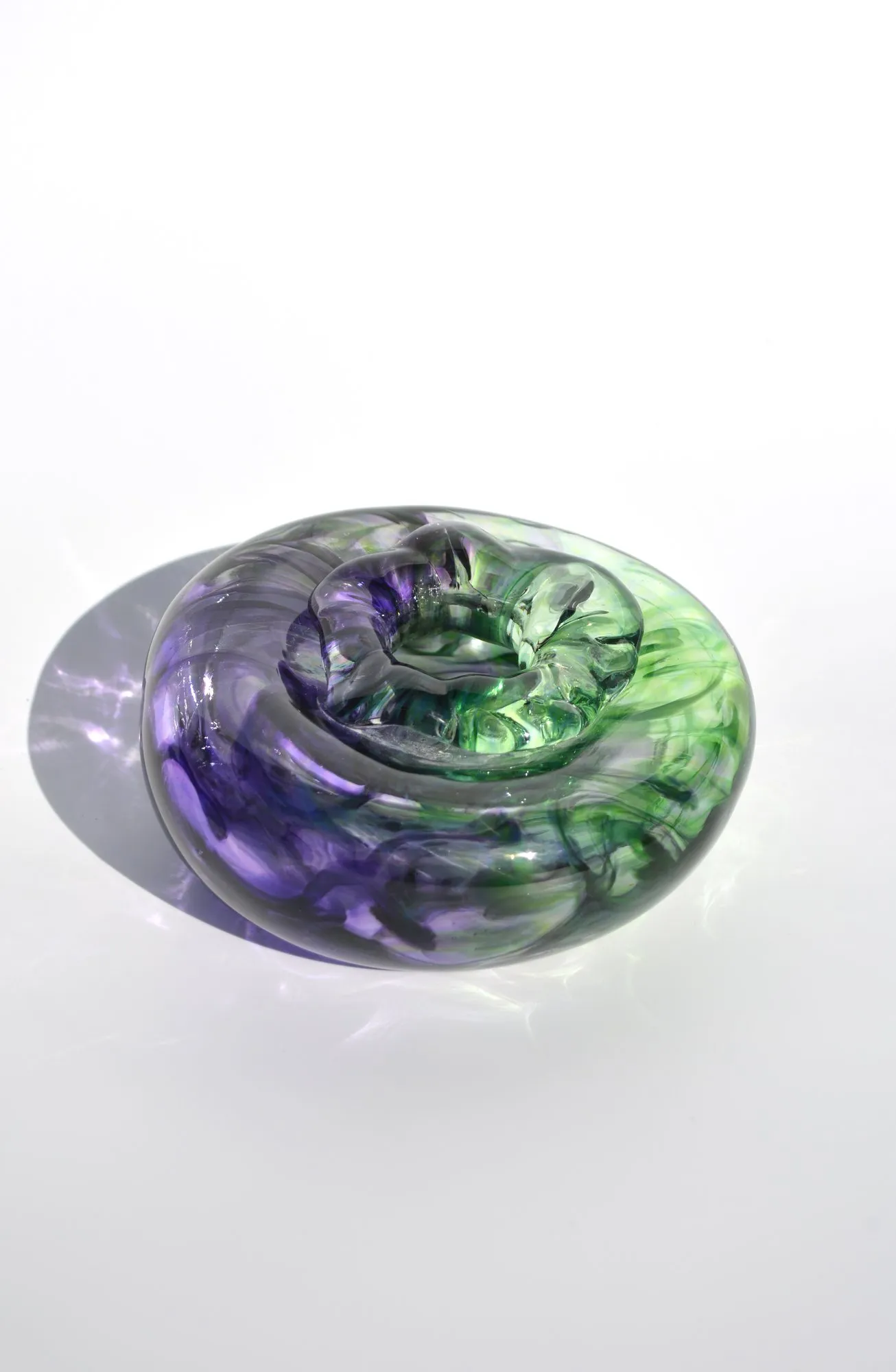 Blown-glass work by Akito Yamauchi