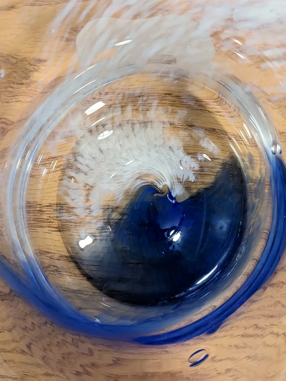 Fuji — blown glass by Akito Yamauchi