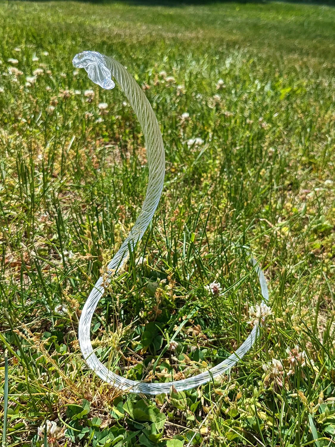 Snake — blown glass by Akito Yamauchi