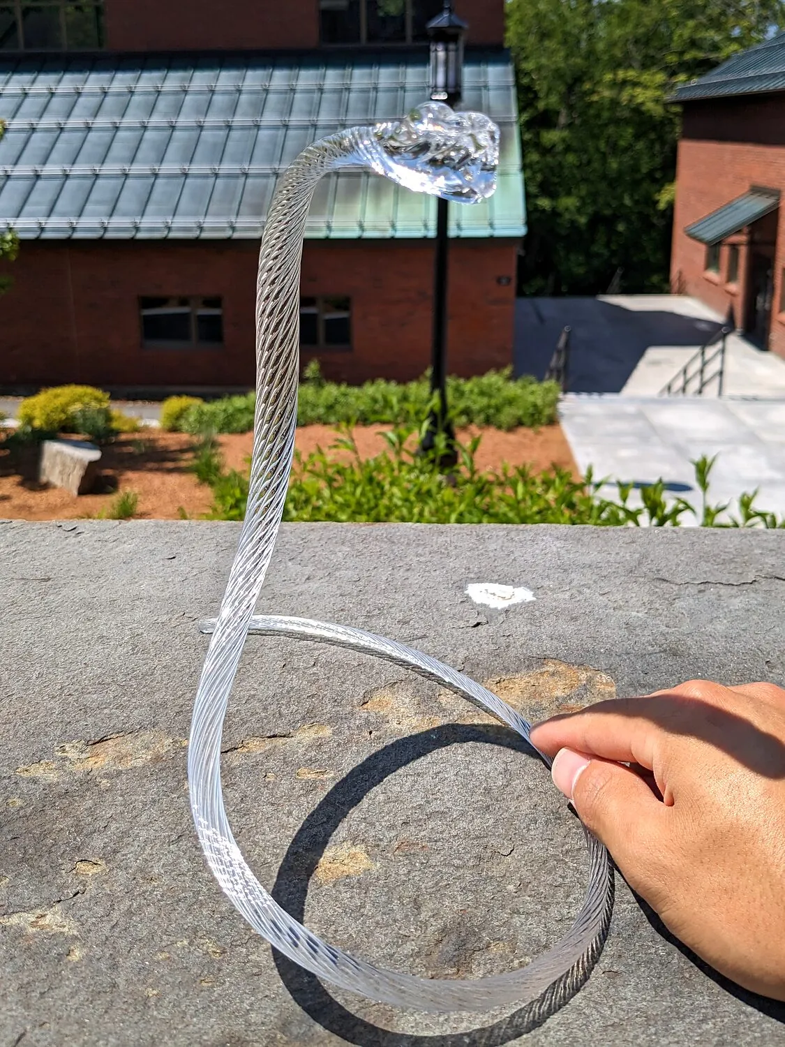 Snake — blown glass by Akito Yamauchi
