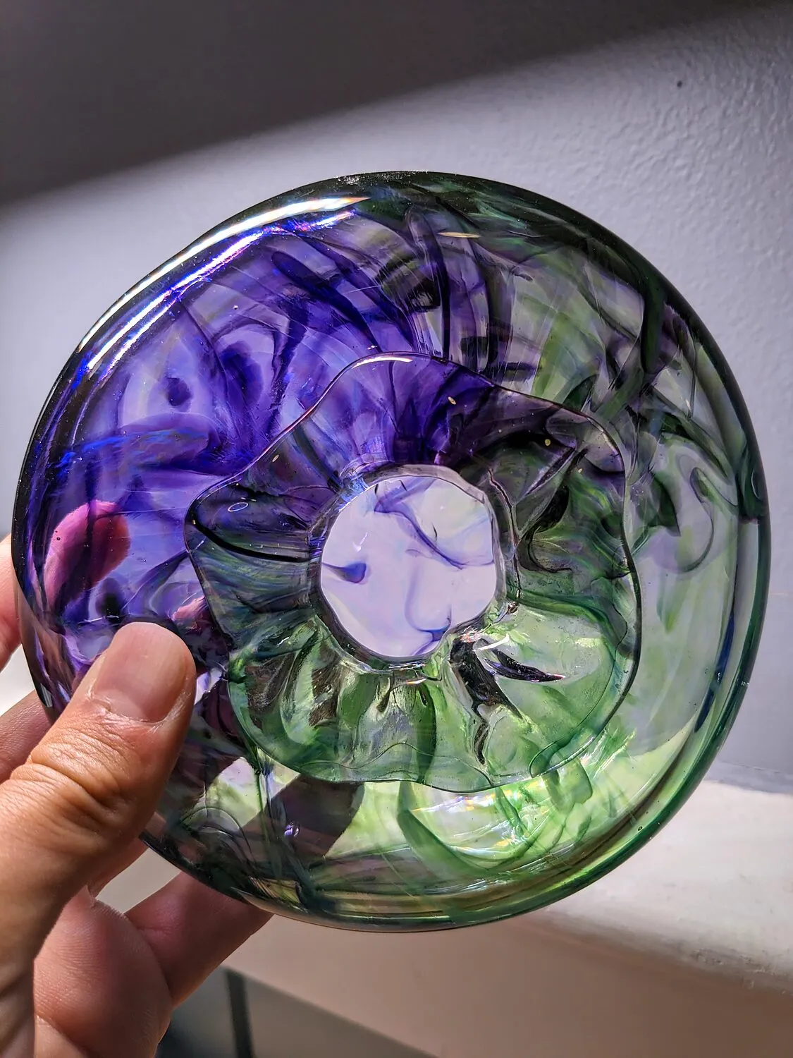 Blown-glass work by Akito Yamauchi