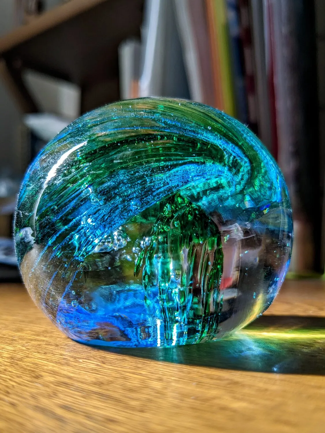 Blown-glass work by Akito Yamauchi