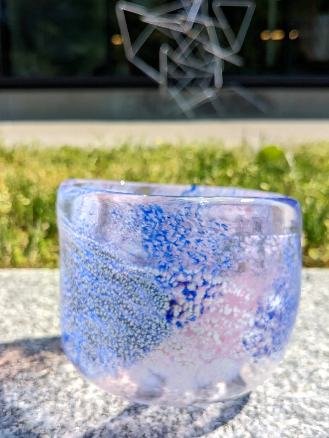 Blown-glass work by Akito Yamauchi