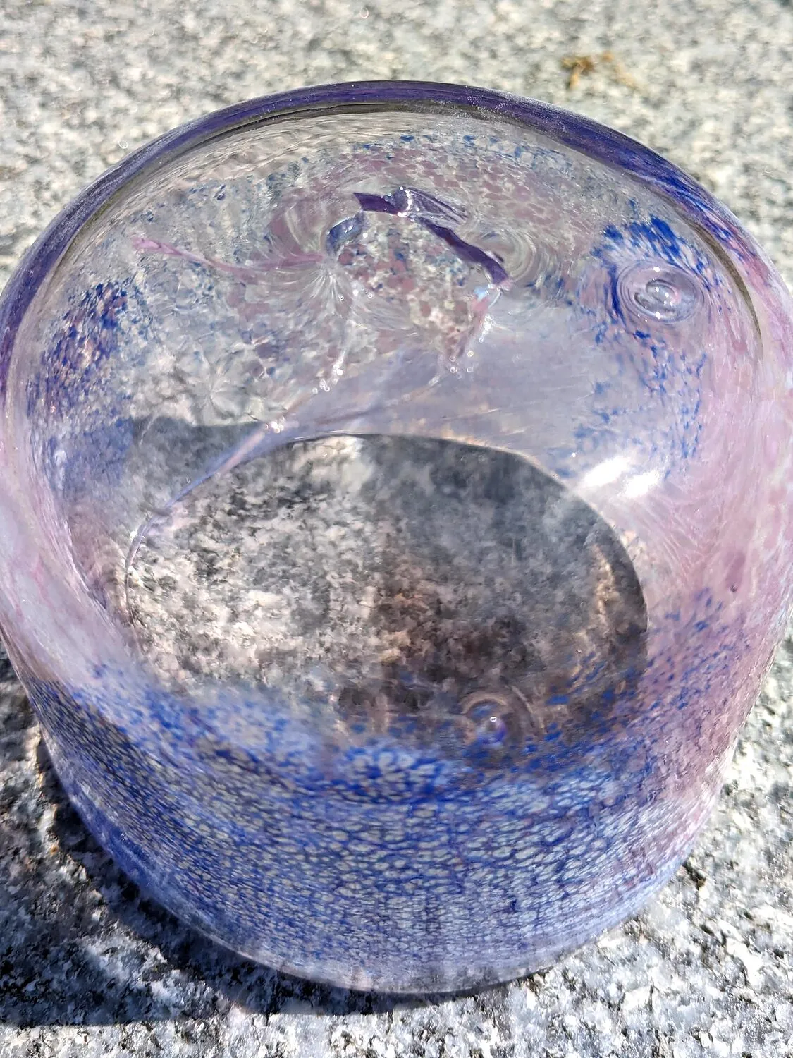 Blown-glass work by Akito Yamauchi