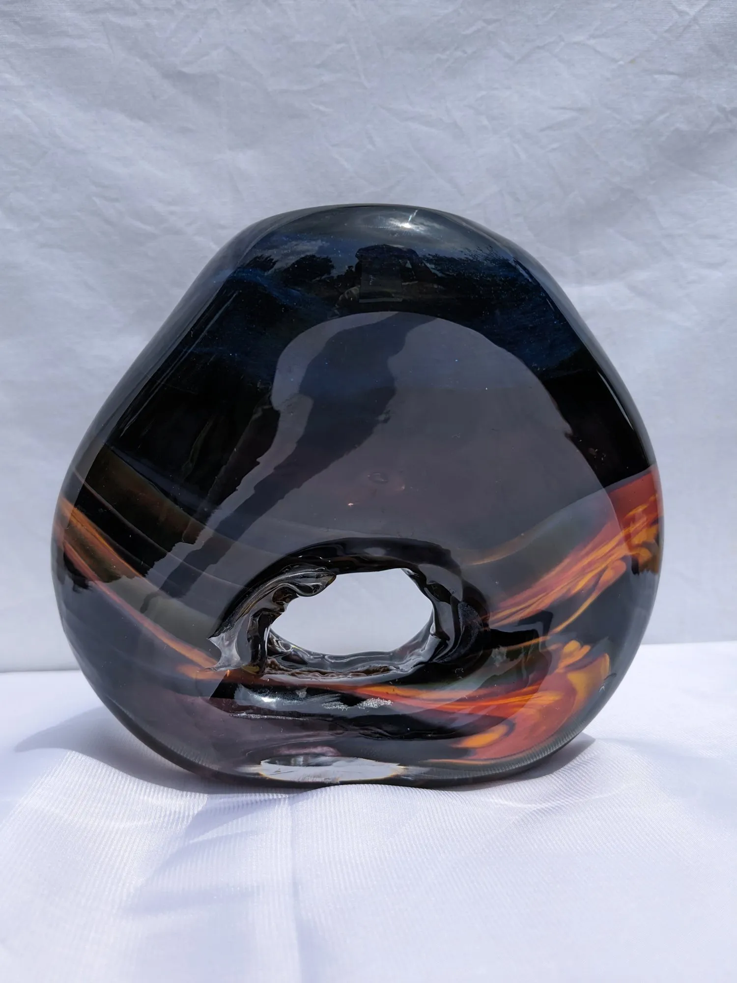 Blown-glass work by Akito Yamauchi