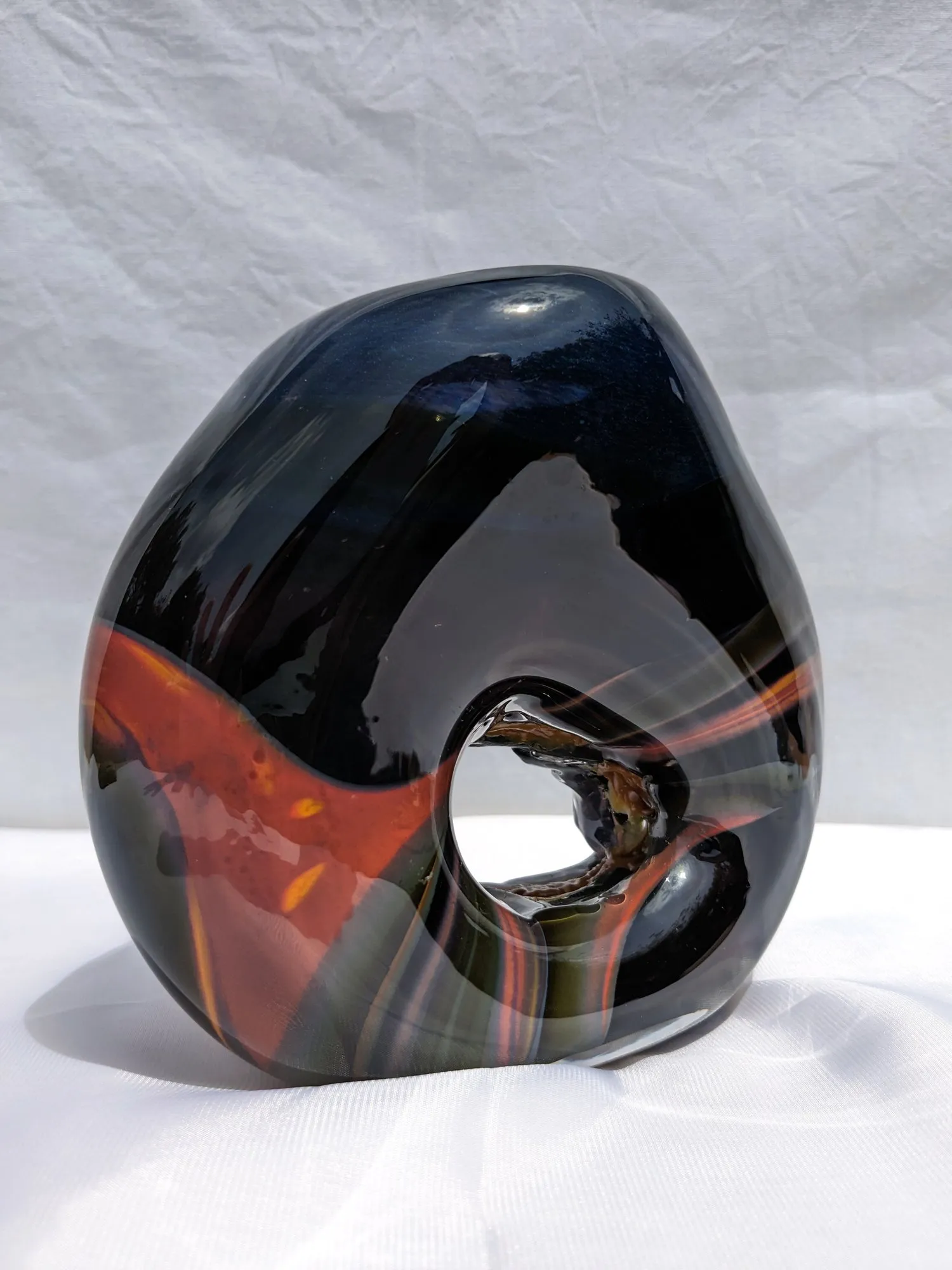 Blown-glass work by Akito Yamauchi