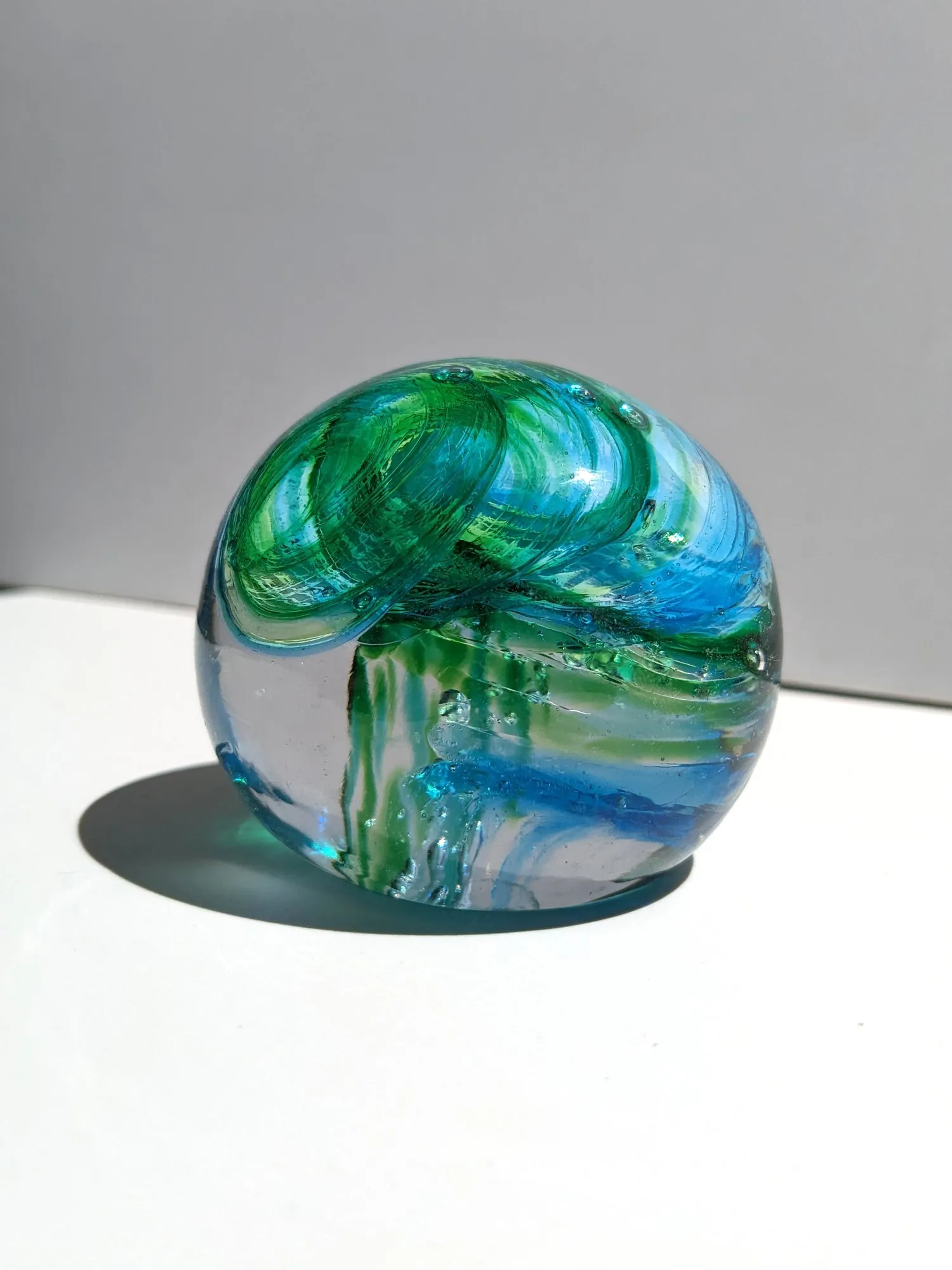 Blown-glass work by Akito Yamauchi