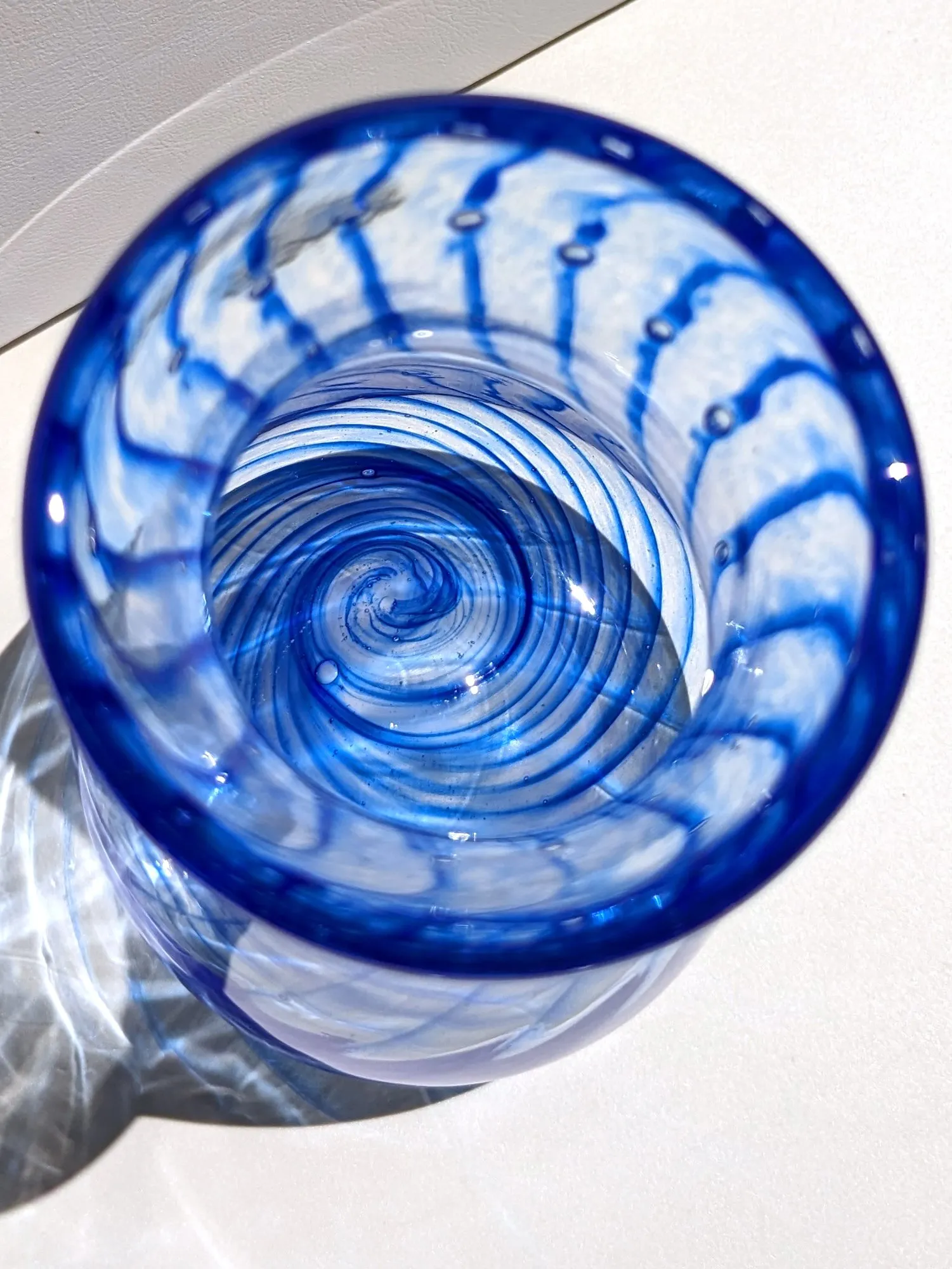 Blown-glass work by Akito Yamauchi