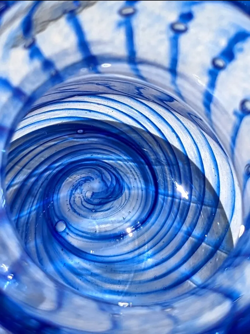 Blown-glass work by Akito Yamauchi